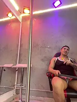 Robin_Rief — oil in body and precum show